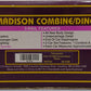 MTH 20-4125 O PRR 70' Madison Combine/Diner Passenger Car Set (Set of 2) LN/Box