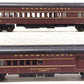 MTH 20-4125 O PRR 70' Madison Combine/Diner Passenger Car Set (Set of 2) LN/Box