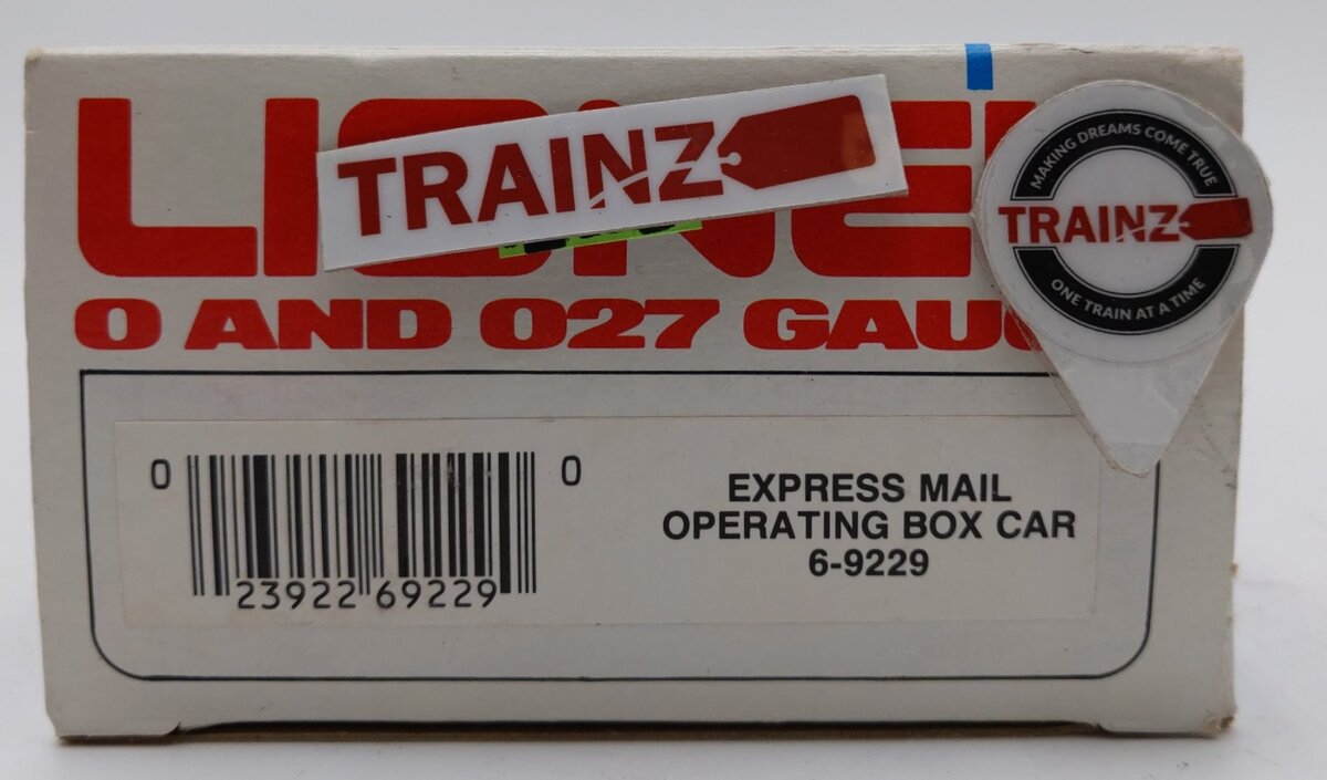 Lionel 6-9229 O Gauge Operating USPS Express Mail Boxcar EX/Box