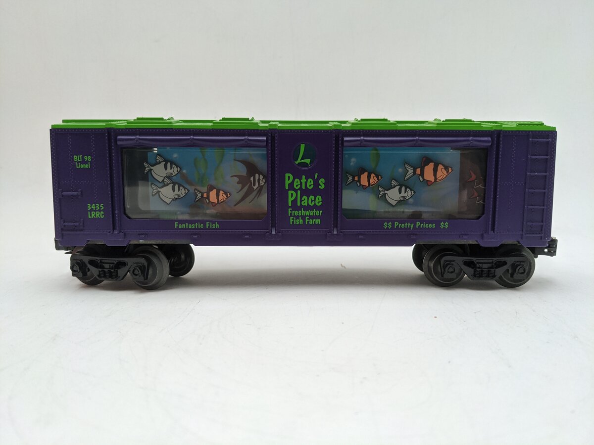 Lionel 6-19965 O Gauge LRRC Pete's Place Operating Aquarium Car #3435 EX/Box