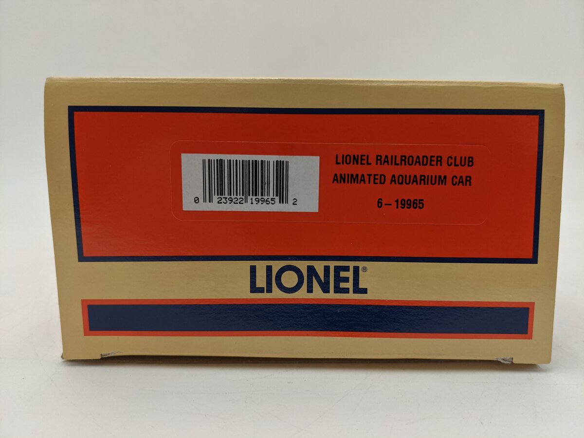 Lionel 6-19965 O Gauge LRRC Pete's Place Operating Aquarium Car #3435 EX/Box