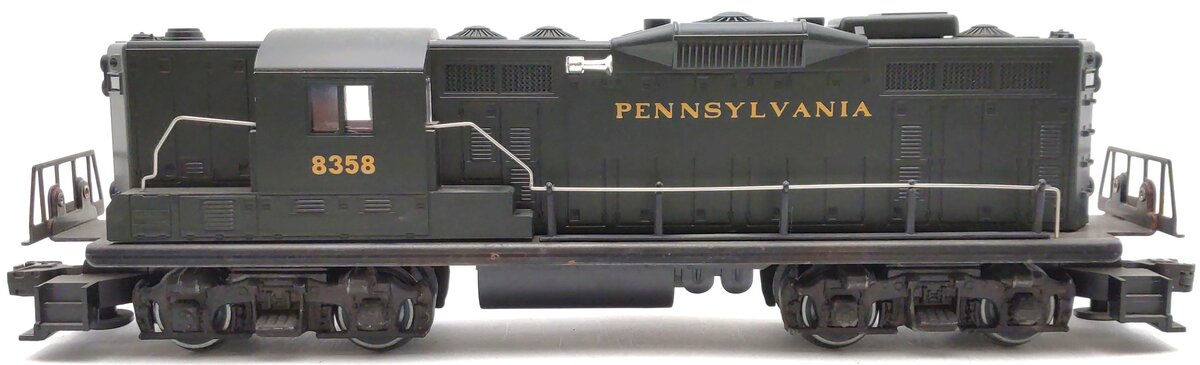 Lionel 6-8358 O Gauge Pennsylvania GP-9 Non-Powered Diesel Locomotive VG