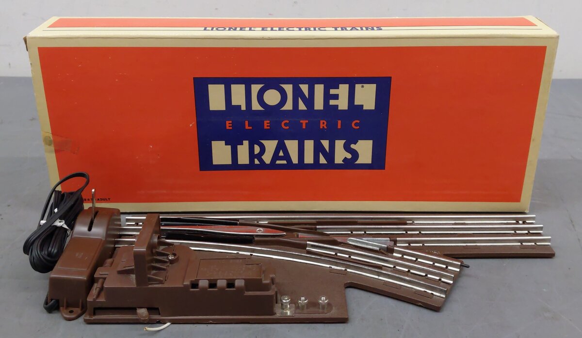 Lionel 6-65168 O27 42" Right Hand Remote Control Switch Turnout EX/Box
