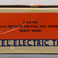 Lionel 6-65168 O27 42" Right Hand Remote Control Switch Turnout EX/Box