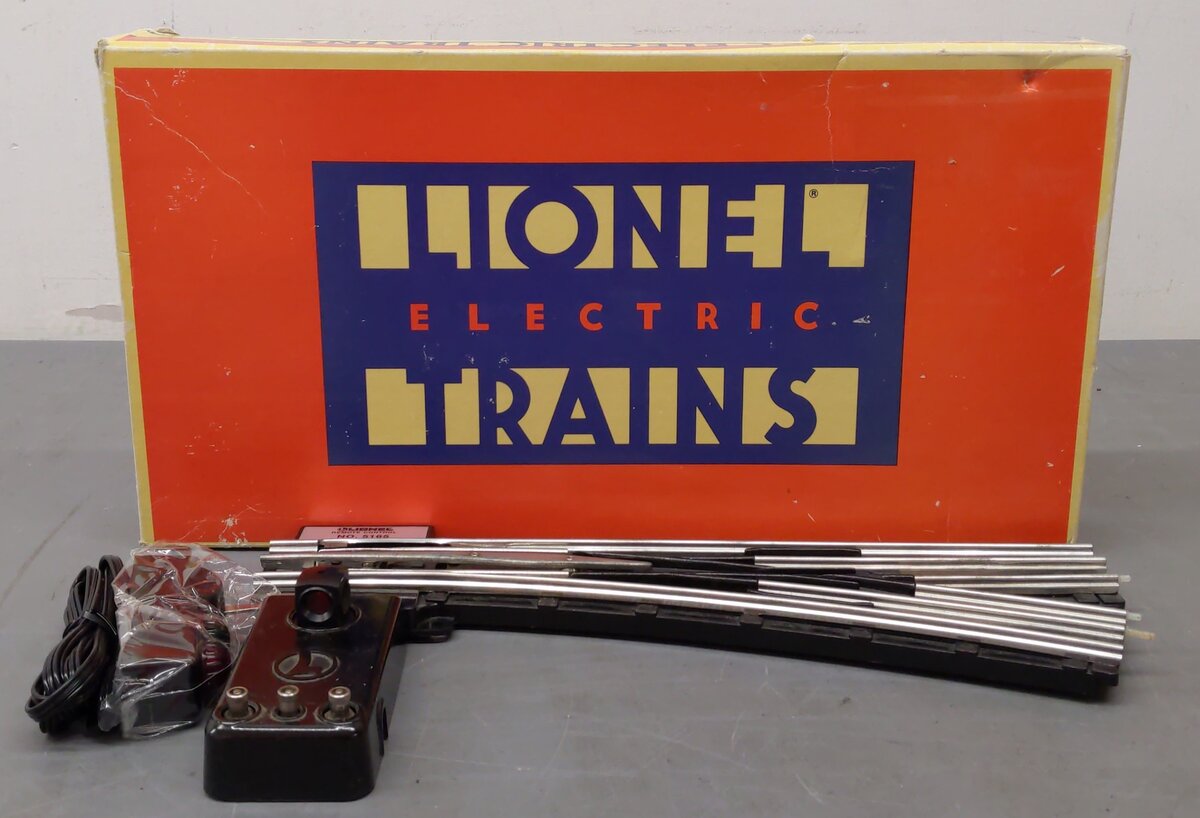 Lionel 6-5165 O72 Right Hand Remote Switch Turnout VG/Box