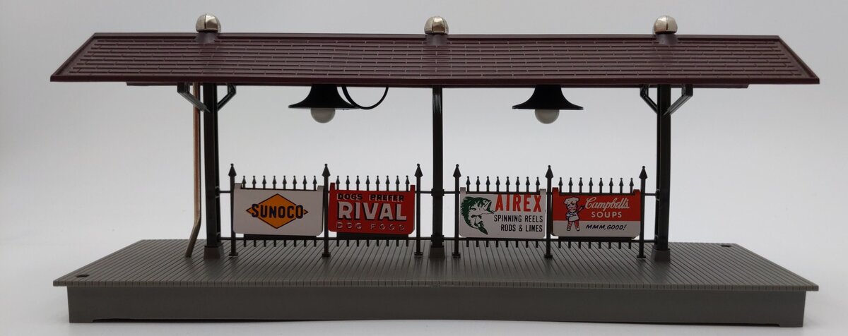 Lionel 6-12943 O Scale Illuminated Station Platform W/Lights Assembled EX/Box