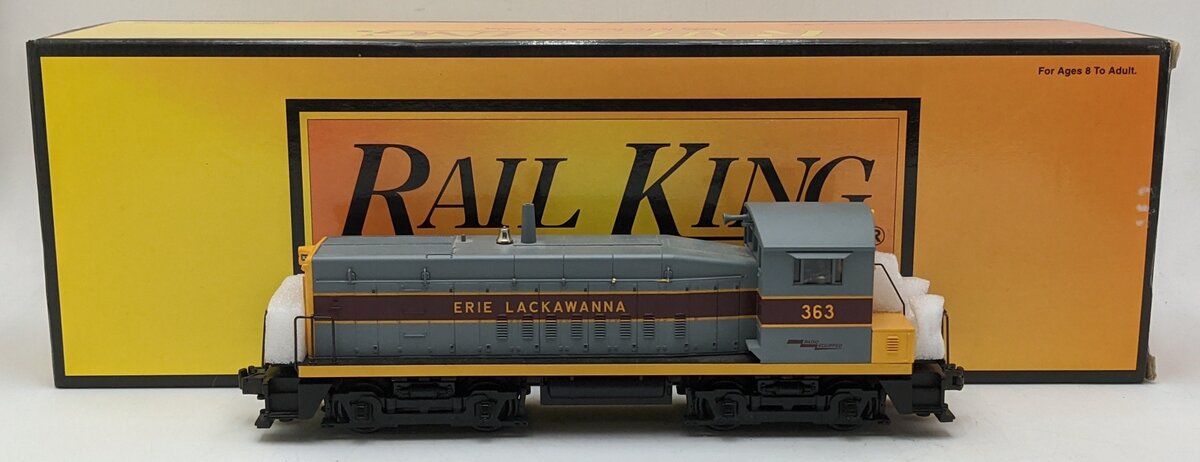 MTH 30-2147-0 O Scale Erie Lackawanna SW-8 Diesel Switcher with Horn #363 LN/Box