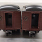 K-Line K4880E O PRR Broadway Limited 15" Heavyweight Passenger Cars (Set of 2) EX/Box