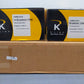 K-Line K4880E O PRR Broadway Limited 15" Heavyweight Passenger Cars (Set of 2) EX/Box