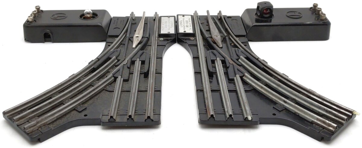Lionel O22 Vintage O Left-Hand & Right-Hand Remote Control Switches (Pair of 2) VG