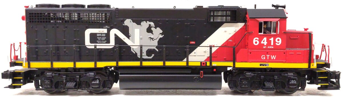 MTH 20-2754-1 Canadian National GP-40 Diesel Engine w/PS2 #6414 EX/Box