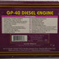 MTH 20-2754-1 Canadian National GP-40 Diesel Engine w/PS2 #6414 EX/Box