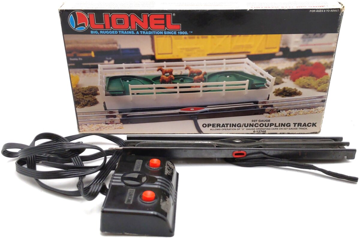 Lionel 6-12746 O27 Gauge Operating Uncoupling Remote Control Track VG/Box