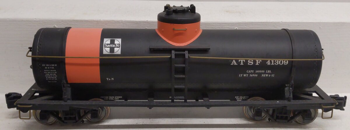 Aristo-Craft 41309 AT&SF Single Dome Tank Car VG/Box