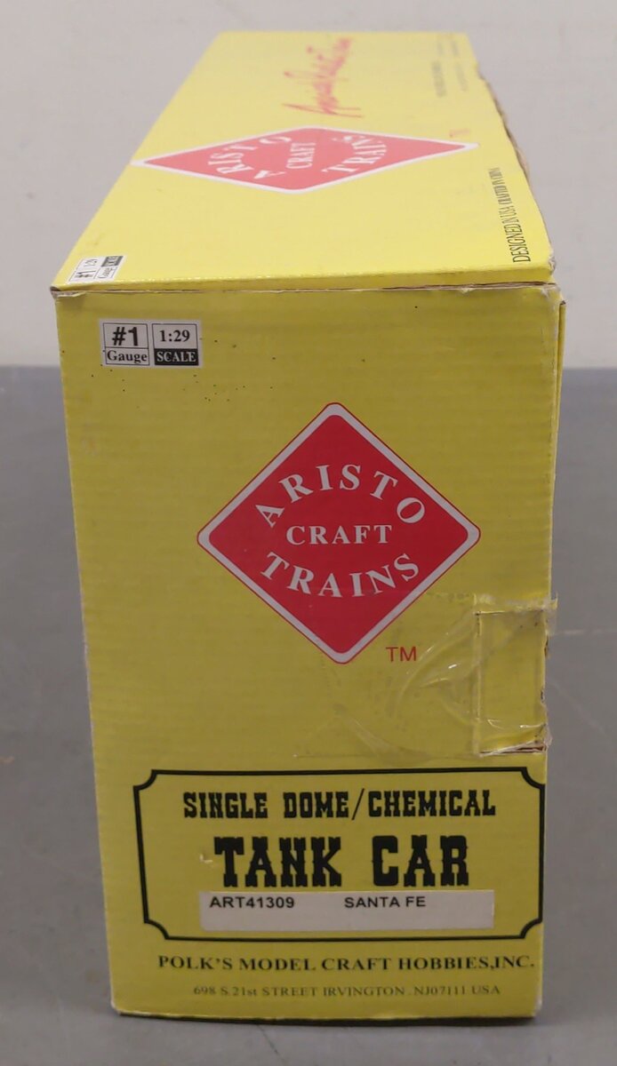 Aristo-Craft 41309 AT&SF Single Dome Tank Car VG/Box
