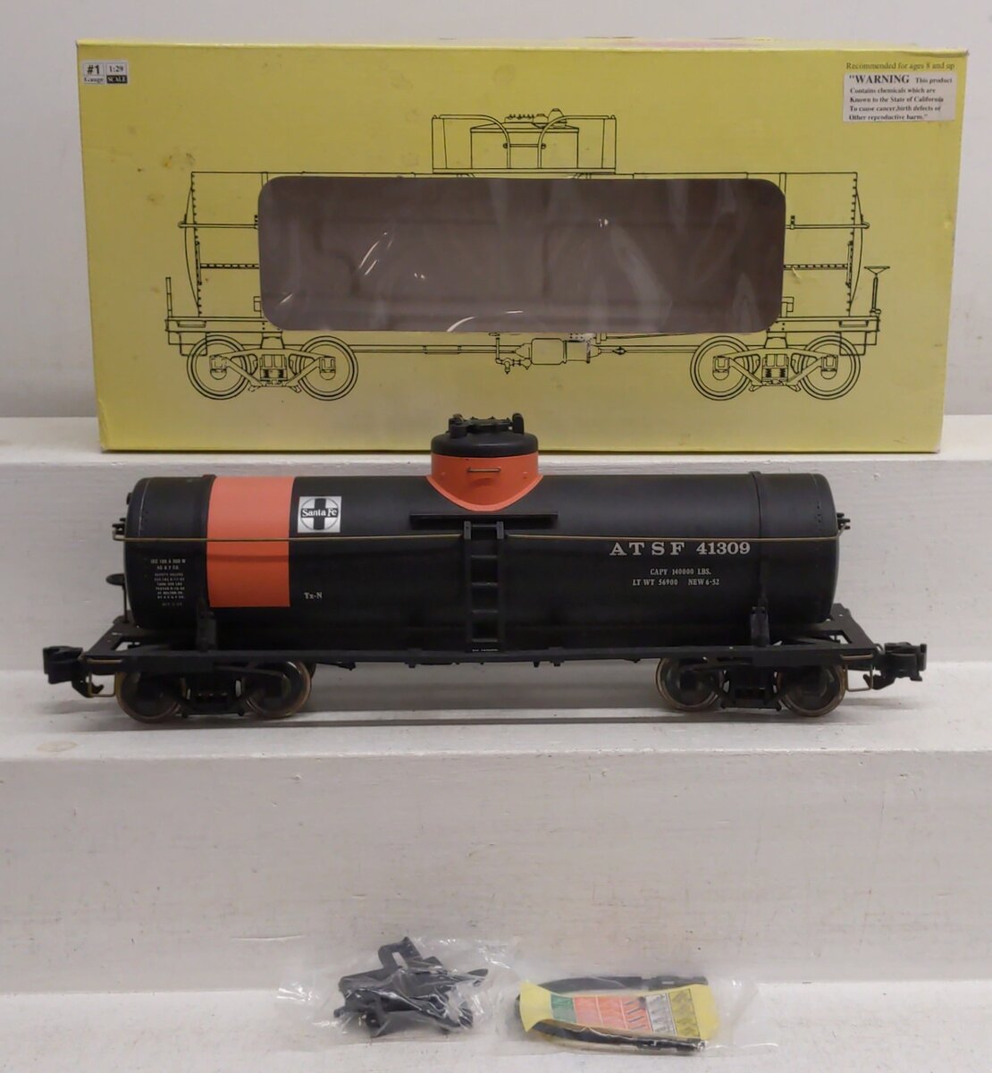 Aristo-Craft 41309 AT&SF Single Dome Tank Car VG/Box