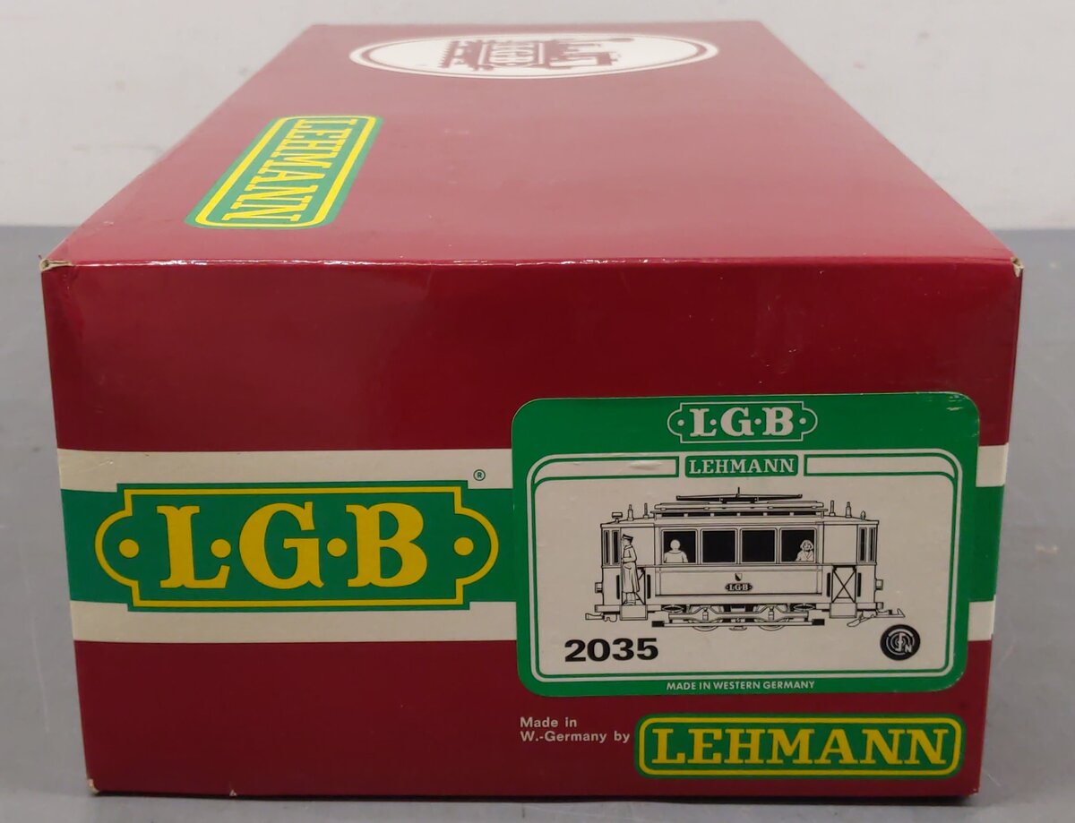 LGB 2035 G Scale Martini Streetcar VG/Box