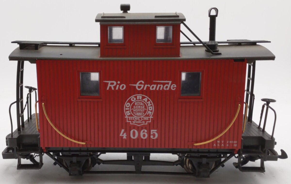 LGB 4065 G Scale Rio Grande Center Cupola Caboose EX/Box