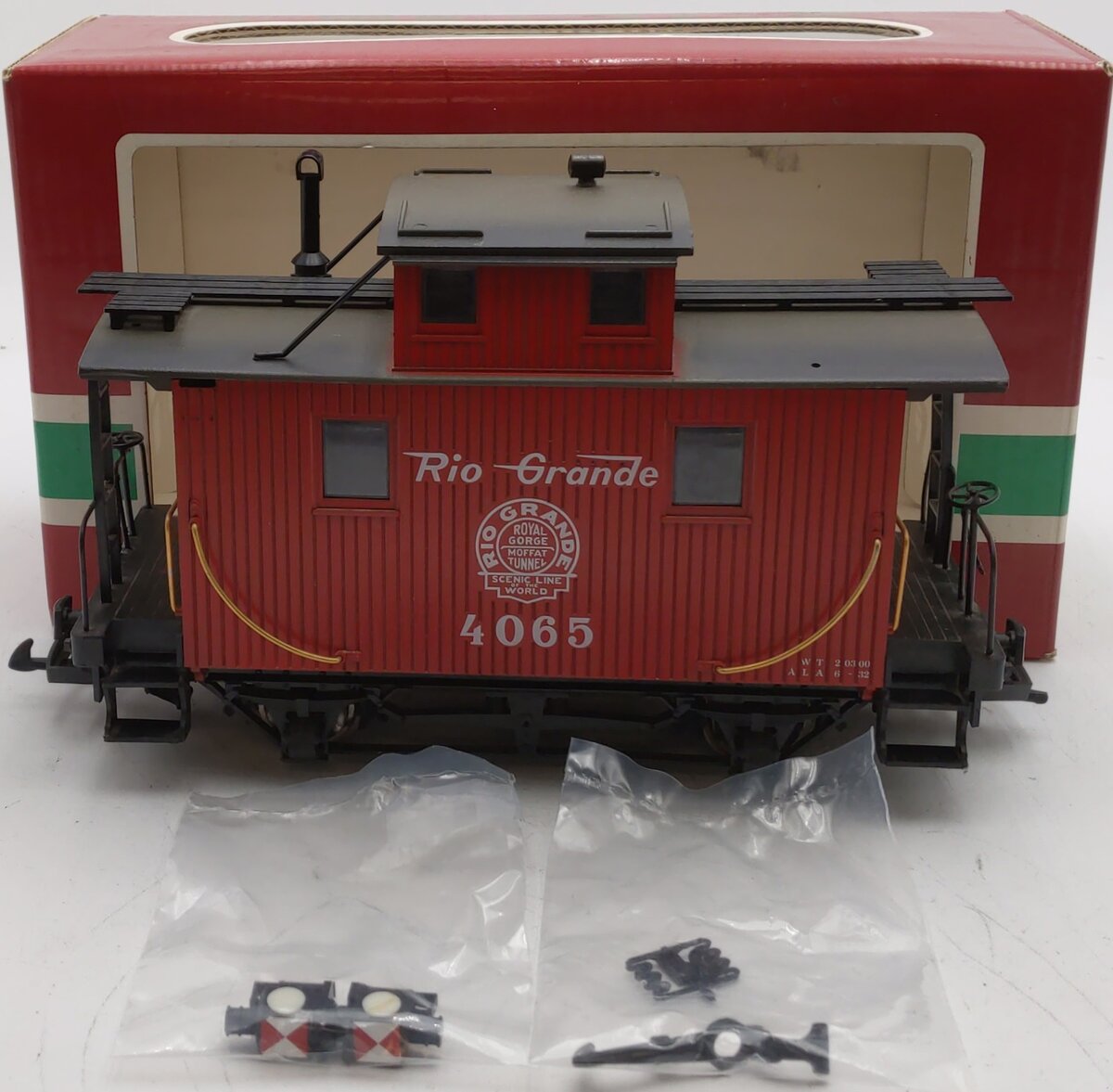 LGB 4065 G Scale Rio Grande Center Cupola Caboose EX/Box
