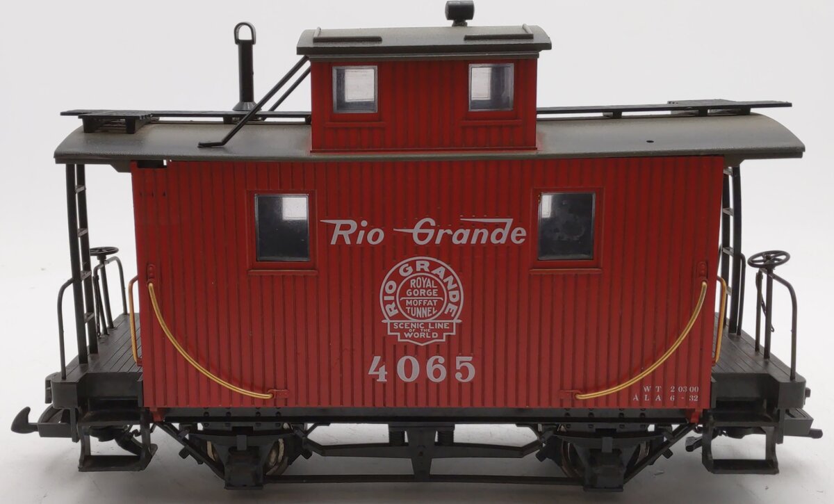 LGB 4065 G Scale Rio Grande Center Cupola Caboose EX/Box