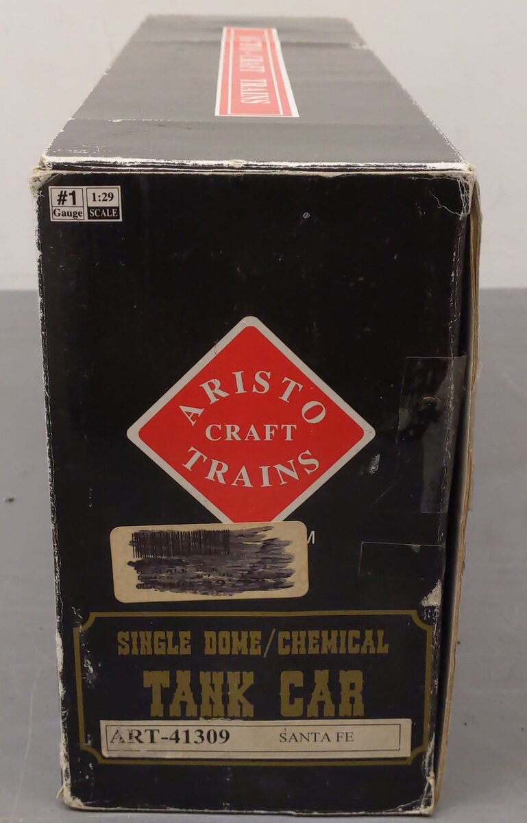 Aristo-Craft 41309 Santa Fe Single Dome Tank Car (Metal Wheels) EX/Box