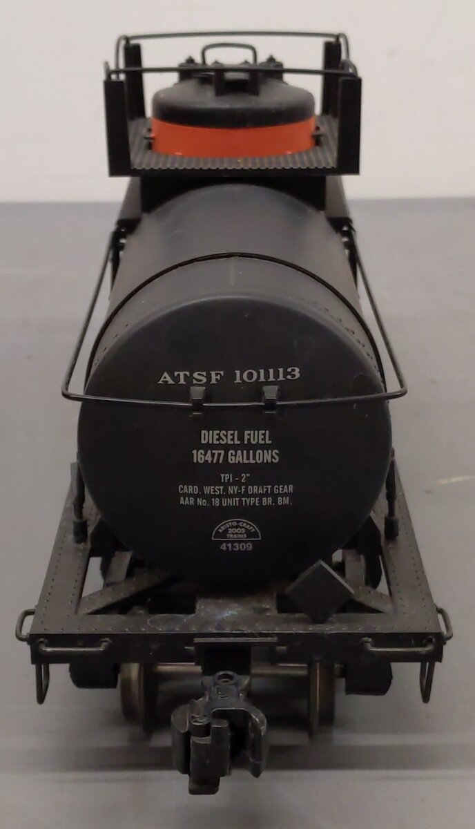 Aristo-Craft 41309 Santa Fe Single Dome Tank Car (Metal Wheels) EX/Box