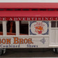 LGB 3181-DG G Scale Wilson Brothers Advanced Advertising Car #4 - Plastic Wheels EX/Box