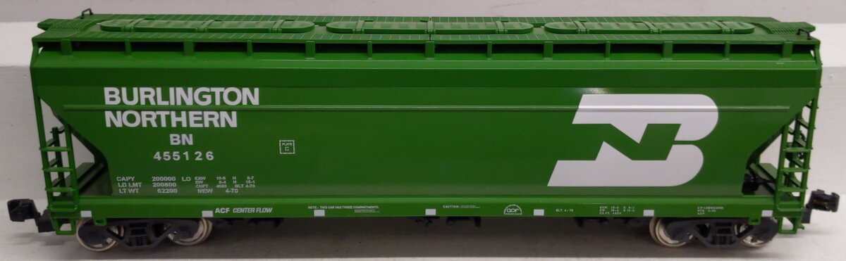 LGB 43820 Burlington Northern Covered Hopper Car (Metal Wheels) EX/Box