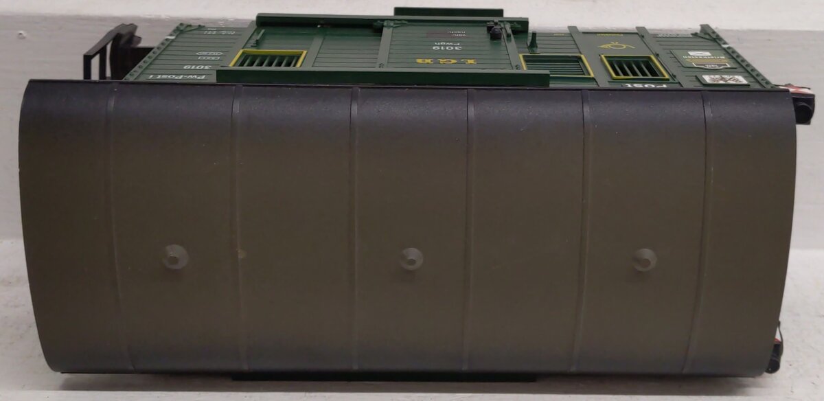 LGB 3019 G Scale Mail Post Car with Lights (Metal Wheels) EX/Box