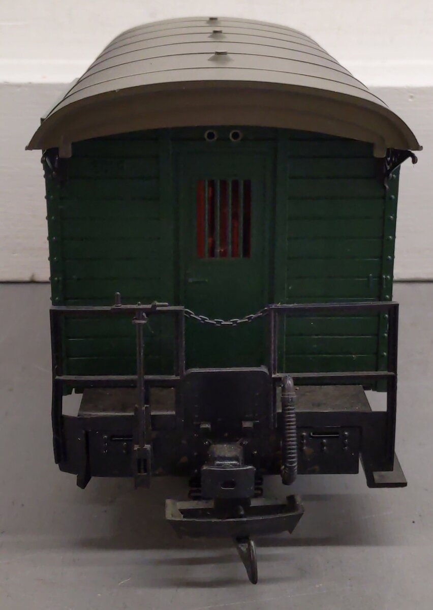 LGB 3019 G Scale Mail Post Car with Lights (Metal Wheels) EX/Box