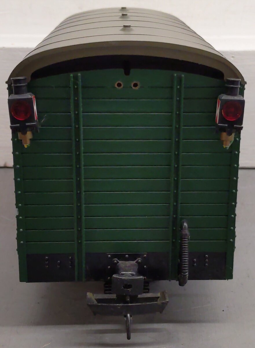 LGB 3019 G Scale Mail Post Car with Lights (Metal Wheels) EX/Box