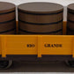 Kalamazoo 1874-3 G Scale Gondola w/ Barrels EX/Box