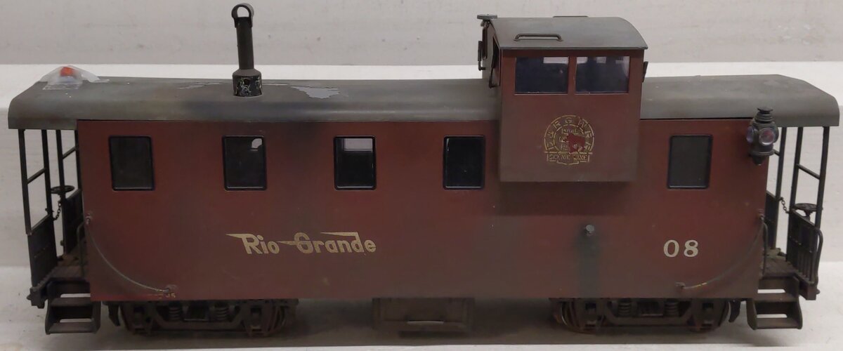 LGB 42710 G Scale Rio Grande Caboose #1993 (Metal Wheels) - Weathered/Box