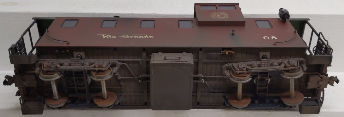 LGB 42710 G Scale Rio Grande Caboose #1993 (Metal Wheels) - Weathered/Box