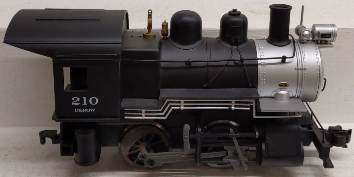 Aristo-Craft 21327 G Scale D&RGW 0-4-0 Switcher #210 VG/Box
