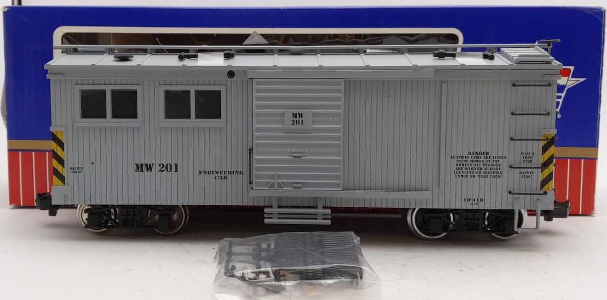 USA Trains R1850 G Maintenance of Way Engineering Car (Metal Wheels) EX/Box