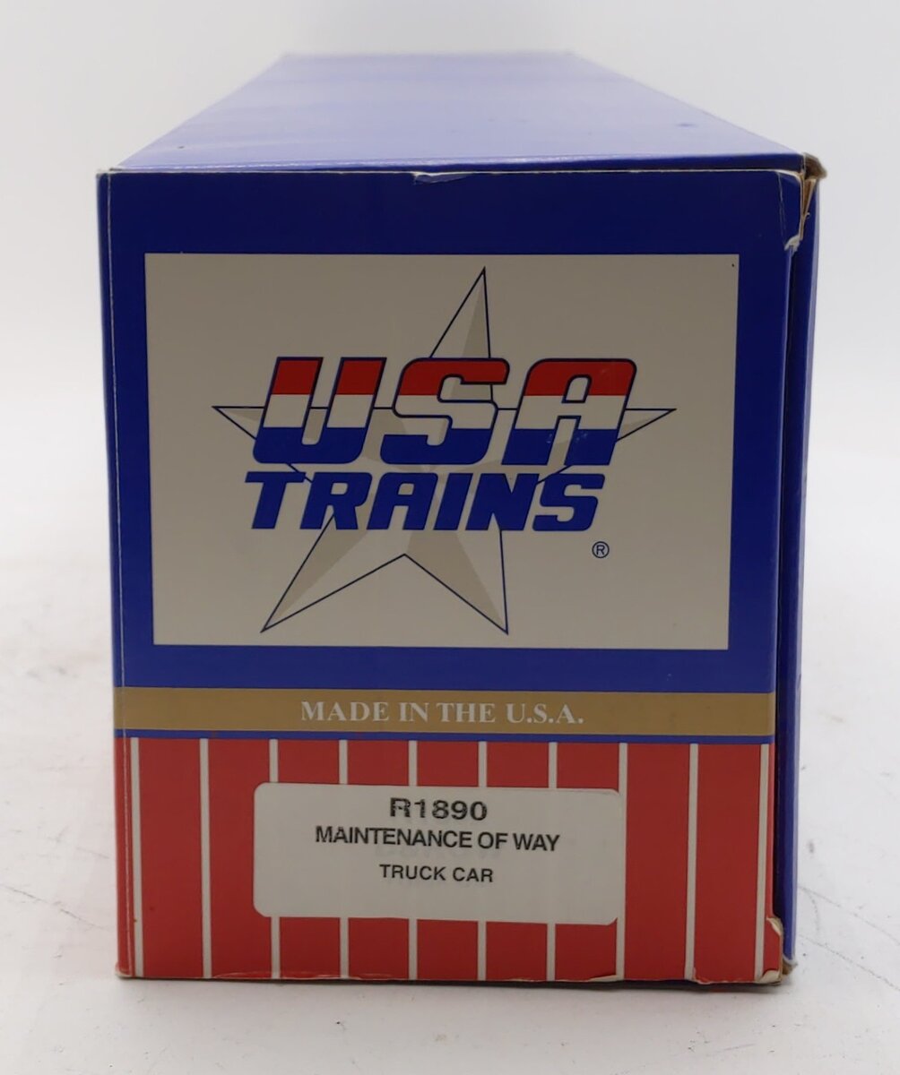USA Trains 1890 G Scale Maintenance of Way Car w/ Trucks EX/Box
