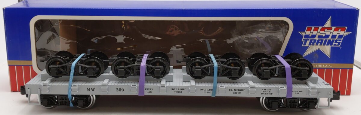 USA Trains 1890 G Scale Maintenance of Way Car w/ Trucks LN/Box