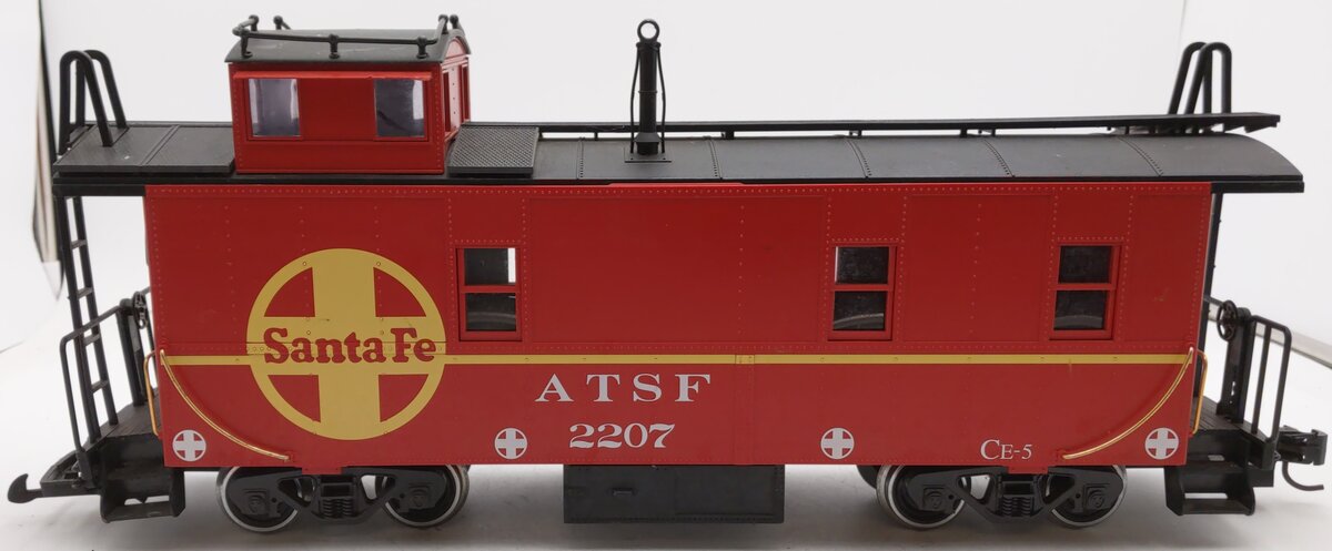 LGB 40790 G Scale Santa Fe Caboose #2207 (Metal Wheels) EX/Box