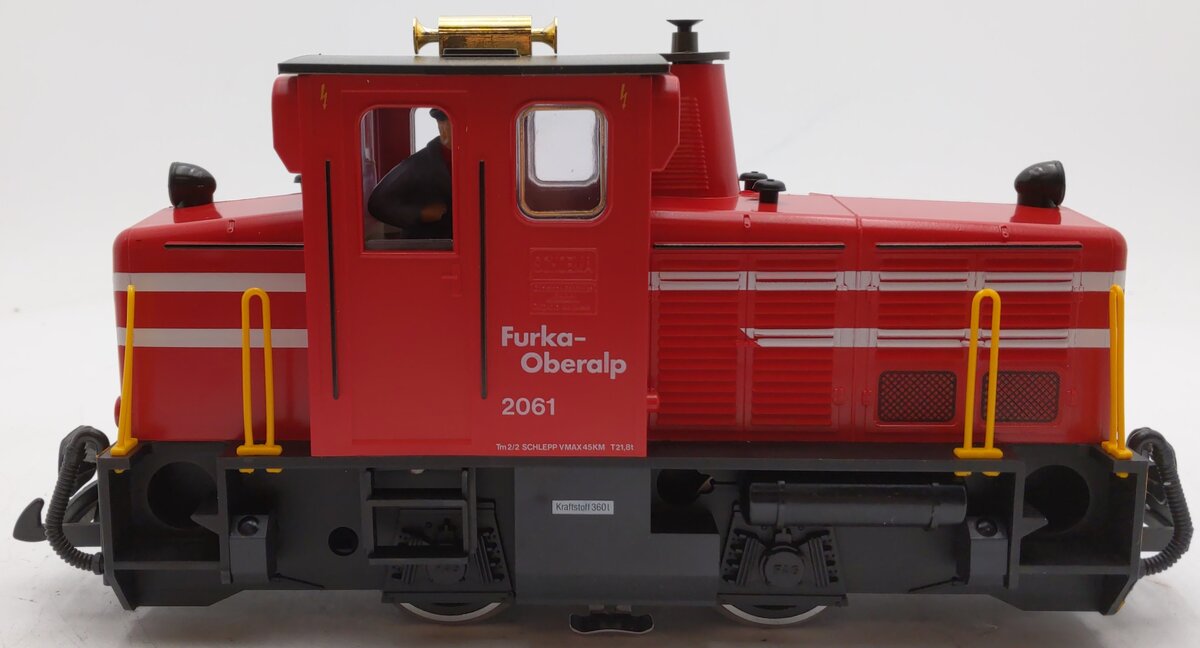 LGB 2061 G Scale Furka-Oberalp Diesel Switcher EX/Box