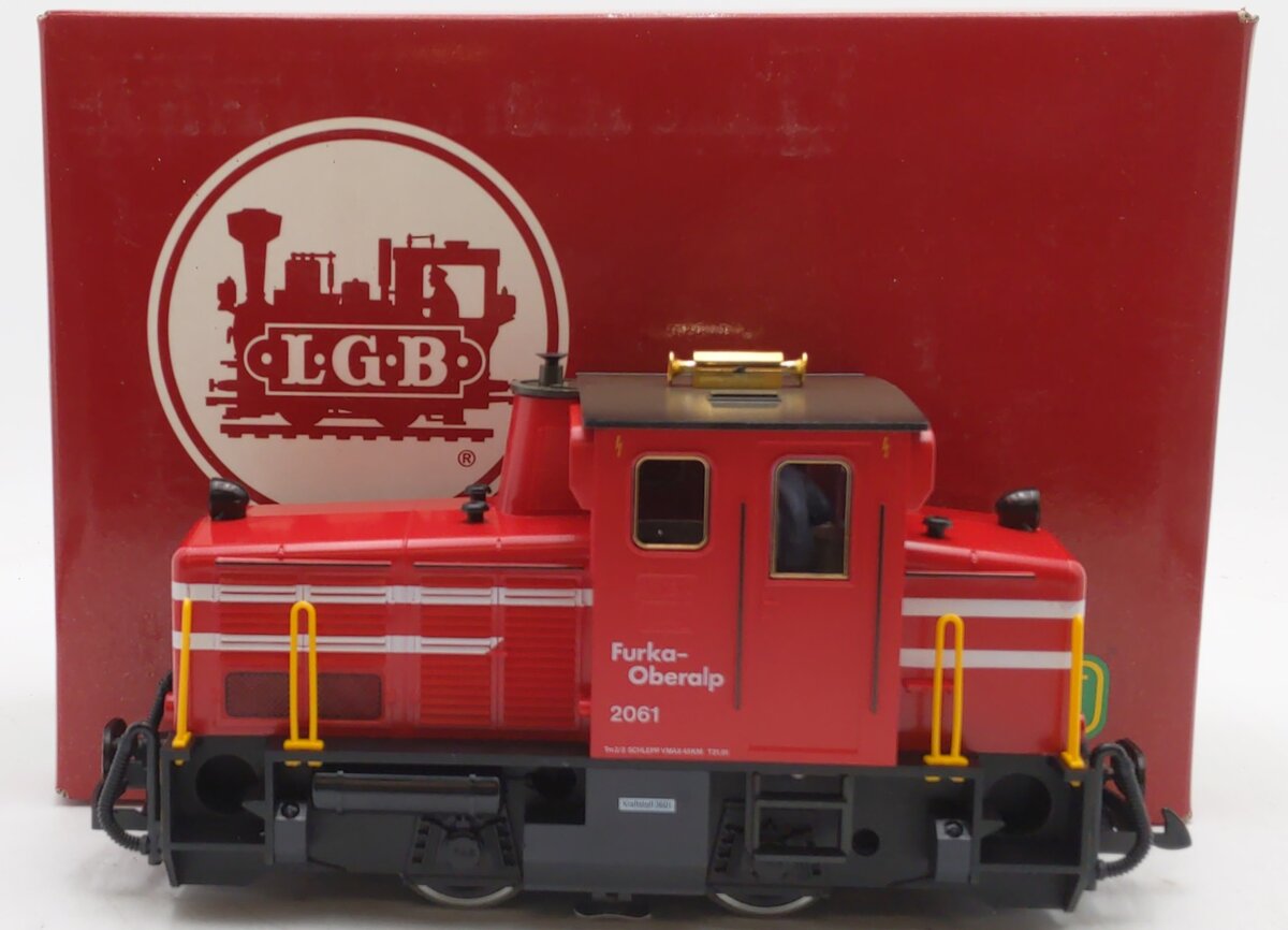 LGB 2061 G Scale Furka-Oberalp Diesel Switcher EX/Box