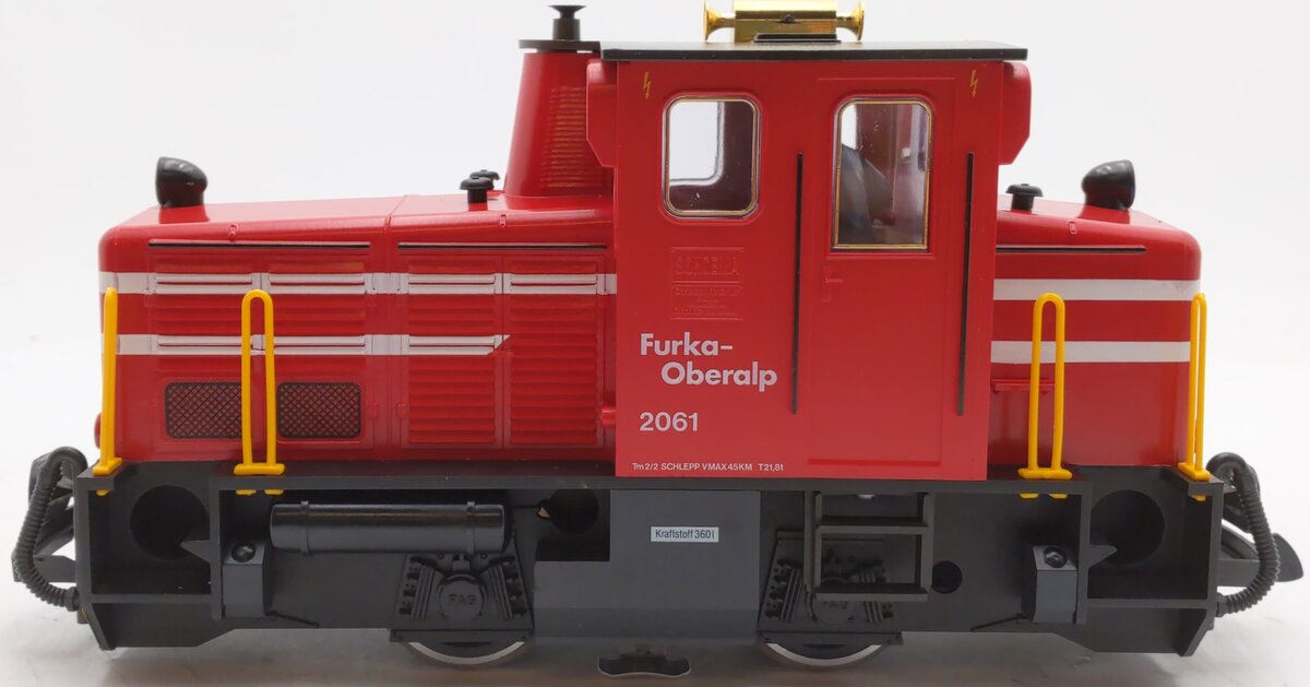 LGB 2061 G Scale Furka-Oberalp Diesel Switcher EX/Box
