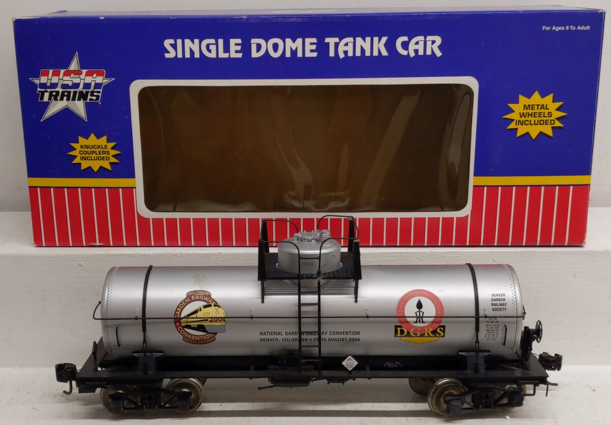 USA Trains C304 G DGRS 2004 Garden Railway Convention 10K Gal. Tank Car VG/Box