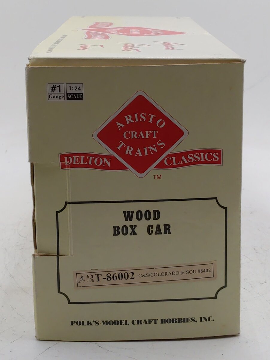 Aristo-Craft 86002 G Scale Colorado & Southern Box Car #8402 EX/Box