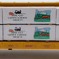 USA Trains R17405 G UP Center I-Beam Flat Cars (Yellow) w/Custom Load EX/Box