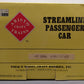 Aristo-Craft 32505 G ATSF "Fred Harvey" Streamlined Diner Car - Metal Wheels EX/Box