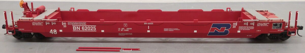 USA Trains R17105 G Scale BN Intermodal Container Car w/o Load (Metal Wheels) VG/Box