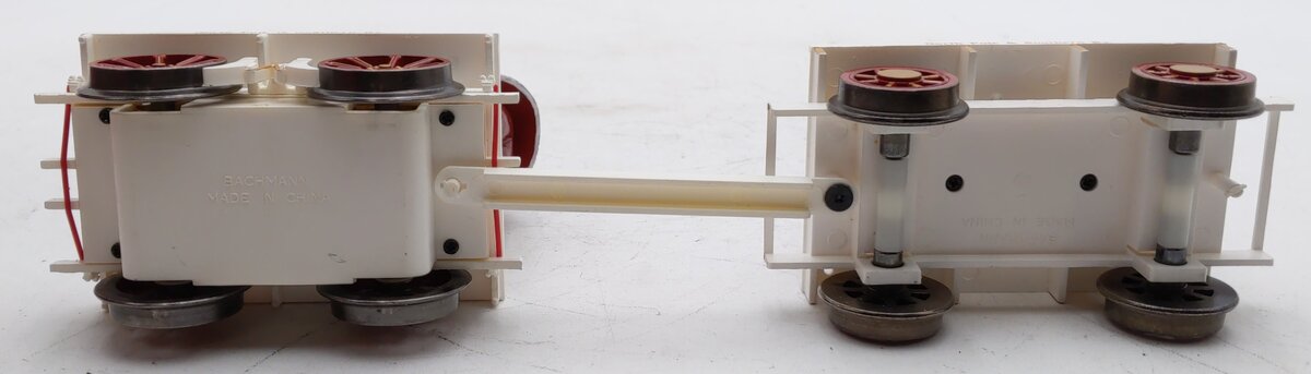 Bachmann 96241 G #2 Christmas Handcar w/Santa & Elf - Metal Wheels EX/Box