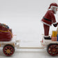 Bachmann 96241 G #2 Christmas Handcar w/Santa & Elf - Metal Wheels EX/Box