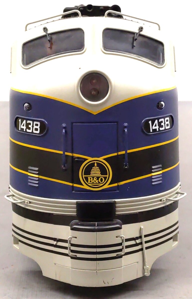 Aristo-Craft ART-23605 G Scale Baltimore & Ohio EMD E8 Diesel Locomotive #1438 EX/Box